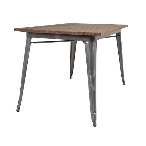 Bord i metall 120x75 cm - Alm/metall